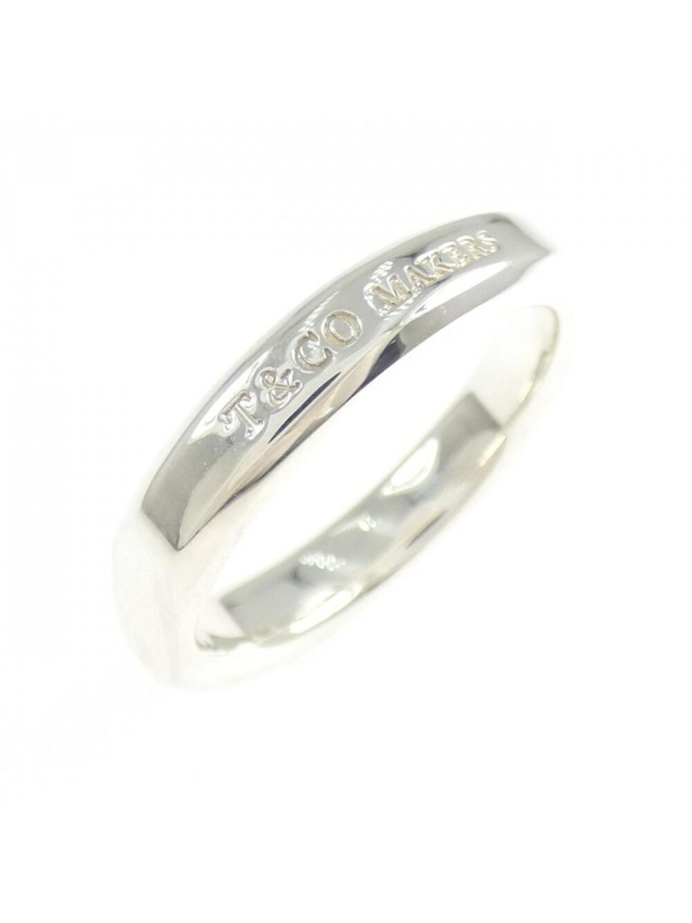 Tiffany & Co 1837 Makers Slice Narrow Ring
